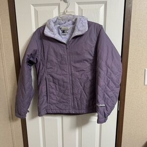 Colombia vertex purple womens jacket sz M